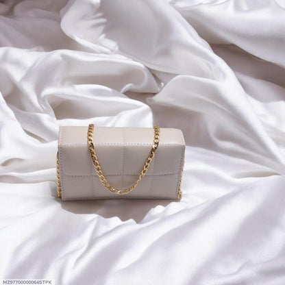 Beige Luxe Shoulder Bag