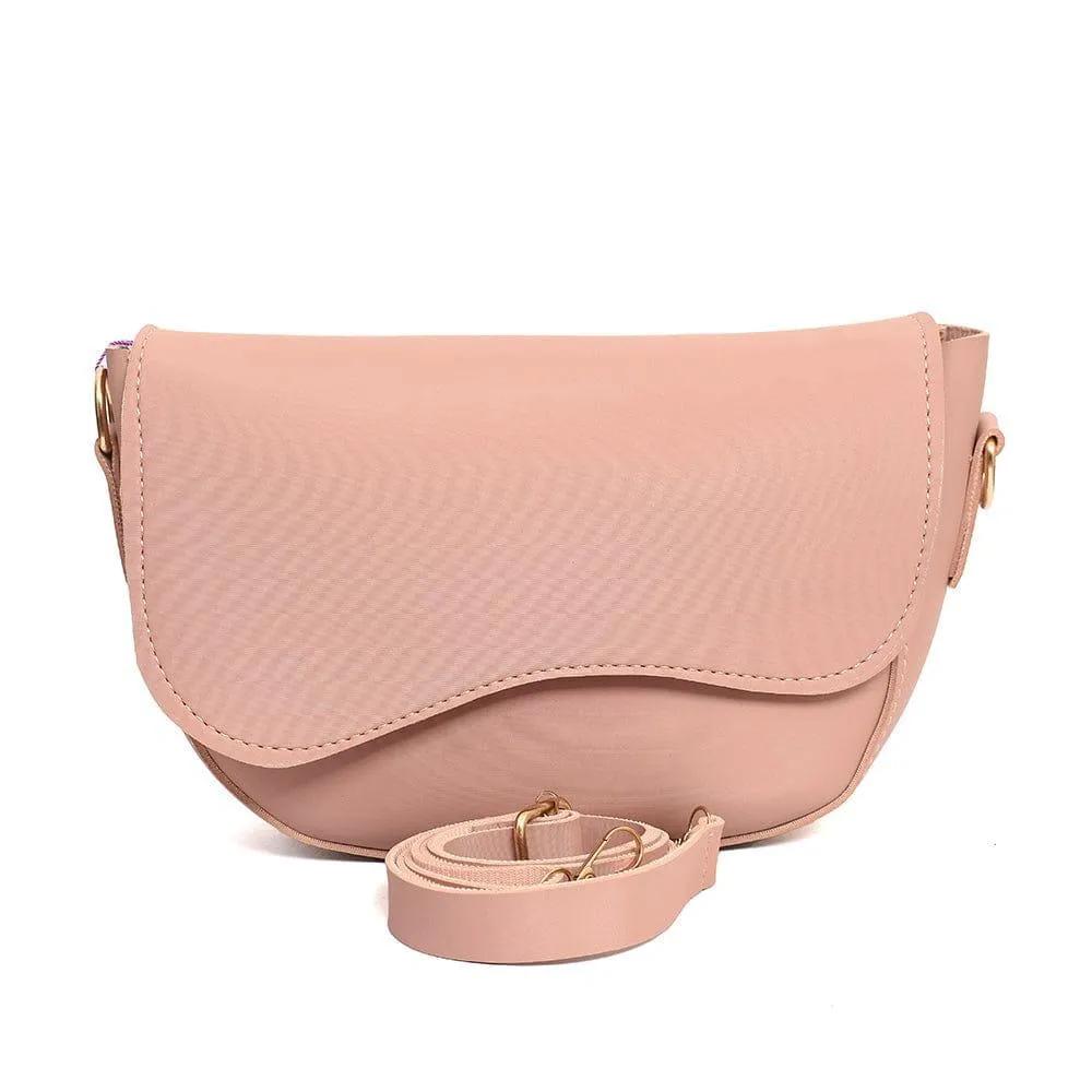 Urban Tea Pink Leather Bag